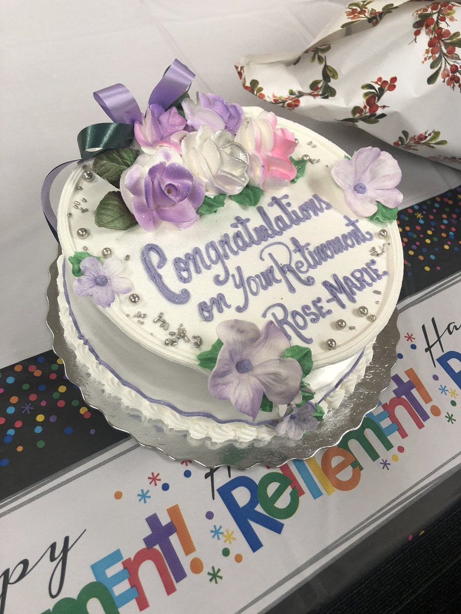 BoreldaMila's tweet photo. Happy retirement to our Rose-Marie. For the dedication and hard work, you deserve the best retirement ever!!! Enjoy this new journey in your life! Thank you  @NHenriques_TD @MauraRuta_TD  @LisaSinopoli_TD for making her day special. https://t.co/1DnYoi0YPj