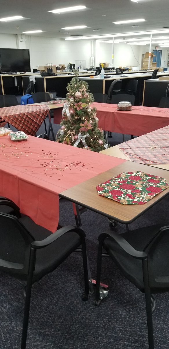 Technology is all ready for our holiday lunch!