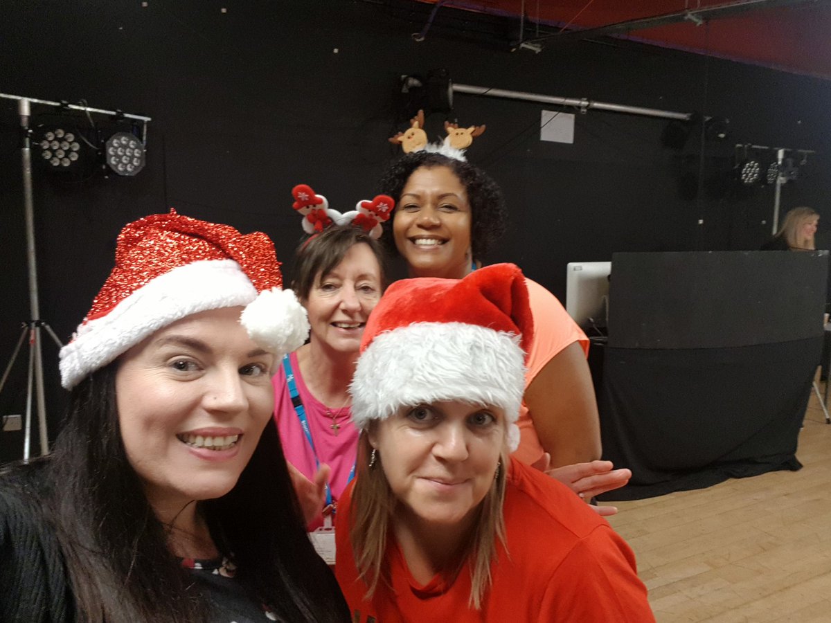 Festive dancing at the #mkcollege staff conference today. You know it's a busy day when you have done 10K by lunch time! #funatwork