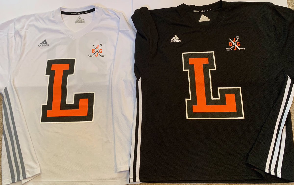 LinslyAthletics's tweet photo. Some very nice new adidas jerseys have arrived for our upcoming Alumni Hockey game, played in memory of Jacob Ball &amp; Jason Guthrie. The game is this Sun., Dec. 22nd at WesBanco Arena at 6:45pm. Please RSVP to mlandini@linsly.org or text 304.215.2945. https://t.co/LIUX8oS0hT