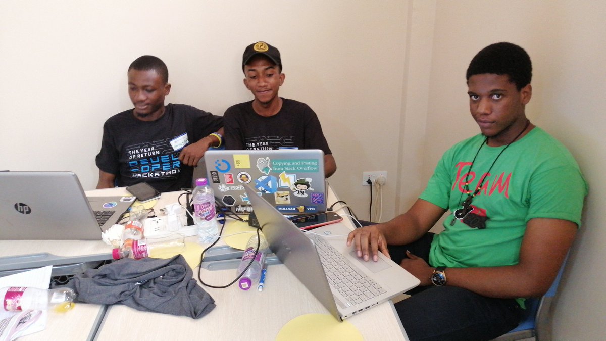 DevCAccra's tweet photo. Another group developing a platform for a common application for applying to tertiary institutions and scholarship opportunities.

Wishing you the best
#DevCAccra
#YearOfReturn
#YearOfReturnHackathon

Cc: @gfredev https://t.co/HeCjZ56XD9
