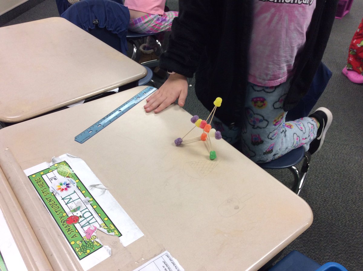 callahanclass's tweet photo. Some STEM gumdrop Christmas tree building to end the year!@WoodbrookCCS https://t.co/I4mJ5bWZZC