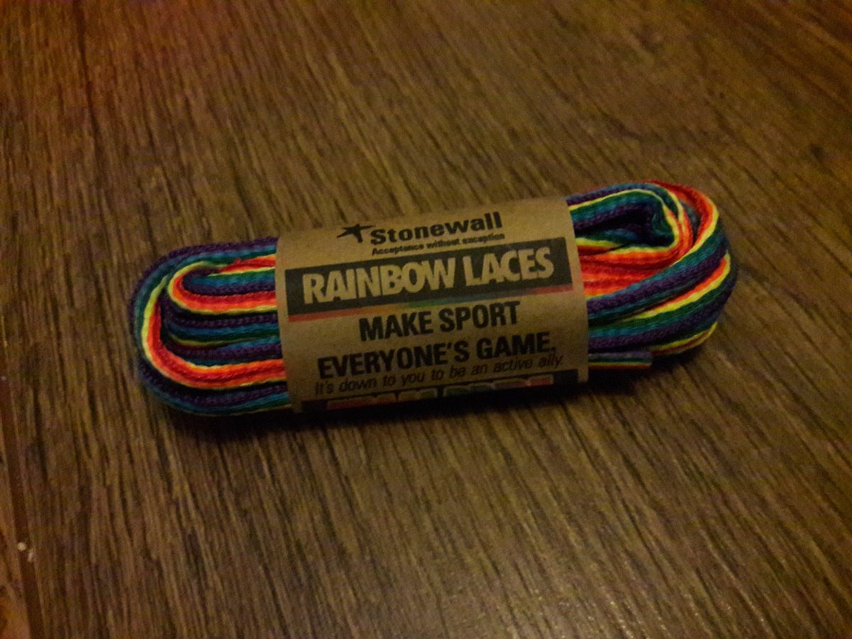 hoffiOT's tweet image. Thank you @jack29847818 for your kind gift. Really appreciate it and look forward to wearing them. 

@stonewalluk 
#RainbowLaces 
#AcceptanceWithoutException