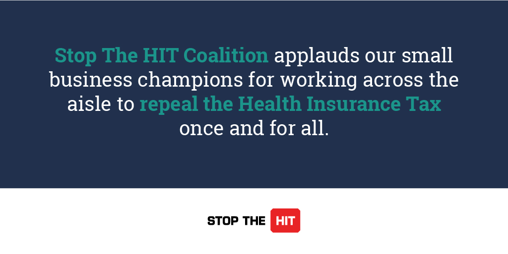 StopTheHIT's tweet photo. #ThankYou @SenatorSinema for your tireless efforts in the House and Senate, working across the aisle to #StopTheHIT on Arizona small businesses, families and seniors. https://t.co/m24a4yNK0M