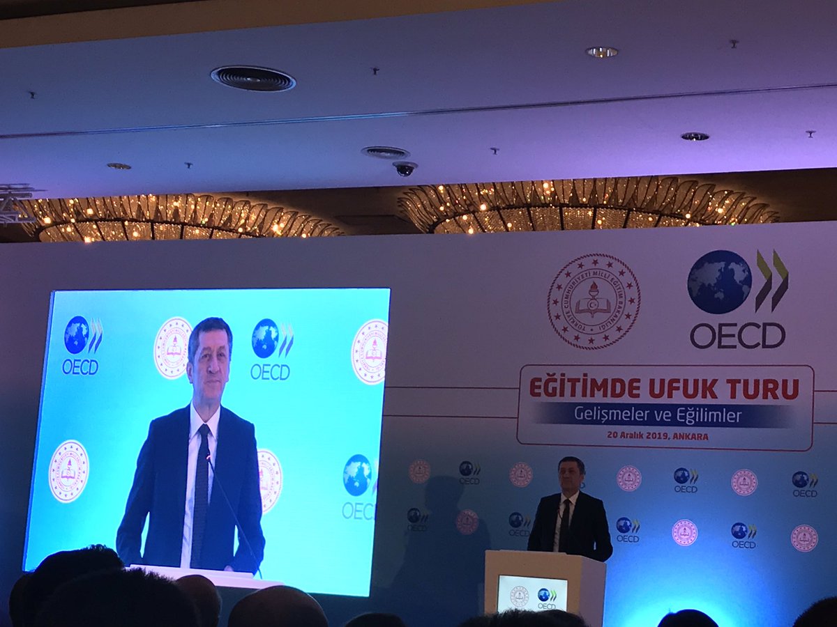 feyzigurturk's tweet photo. Ankara ‘da Bakanımız Sayın Ziya SELÇUK ve Andreas SCHLEİCHER’ in “Eğitimde Ufuk Turu”konferansına katıldık. https://t.co/dRi7VnmQih