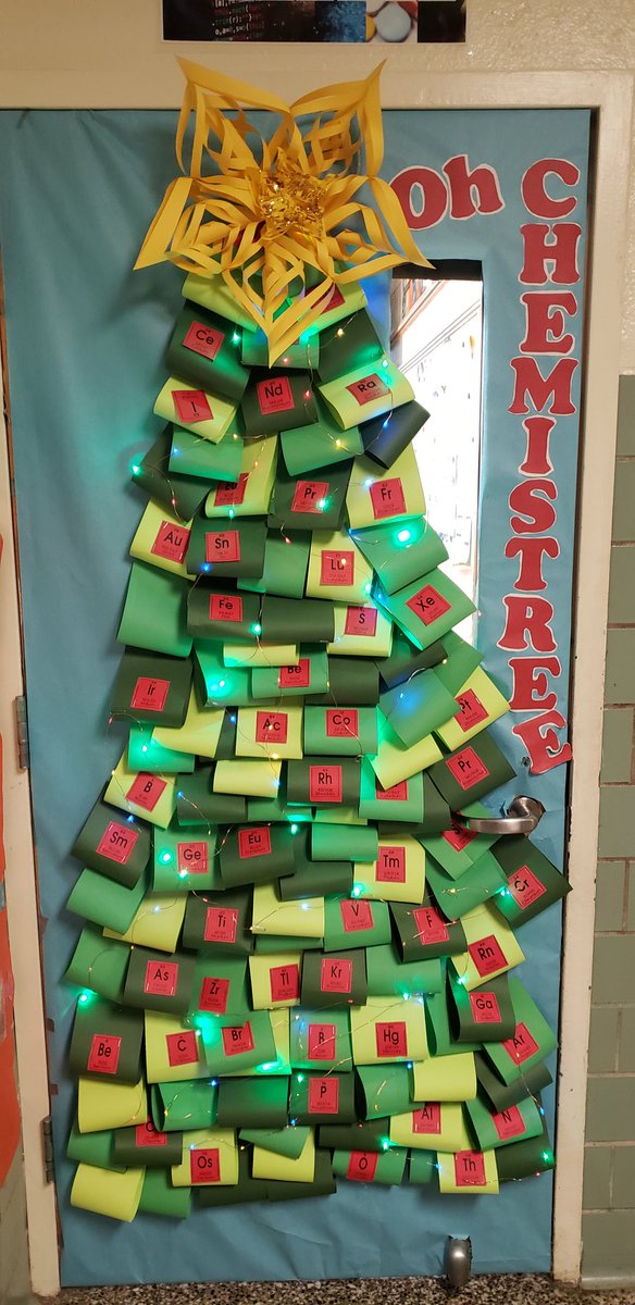 delmendorf's tweet photo. Winning door.  Yes.  Those are elements of the periodic table.  @BCPSSci @AmandaCrump18 https://t.co/OyvUg8hx7A