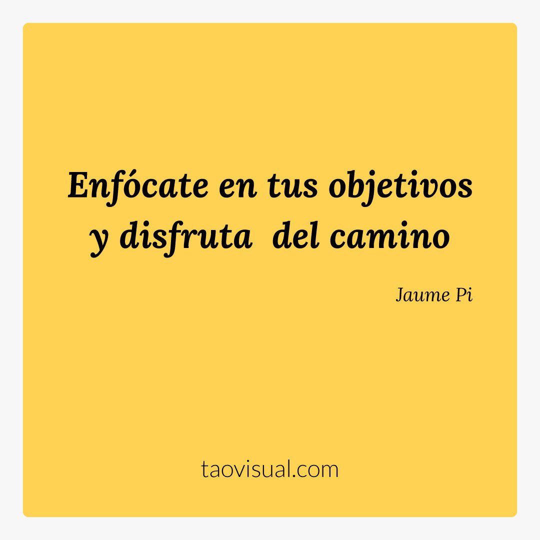 TaoVisual's tweet photo. Enfócate en tus objetivos y disfruta del camino #taovisual #jaumepi #agenciadecreatividad #agenciacomunicacion #emprendedores https://t.co/Y8CZtLuCHm