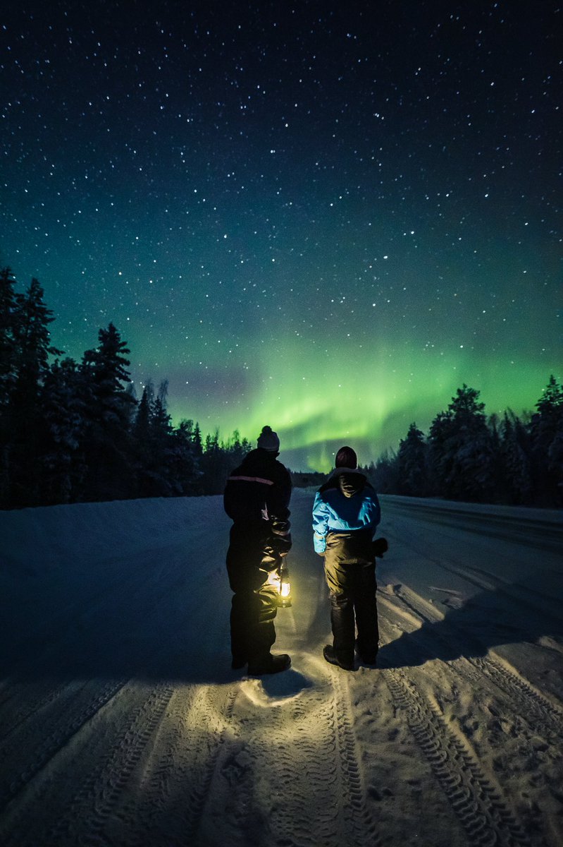 #Aurora #Hunting last night in #Rovaniemi #Lapland #Finland :)