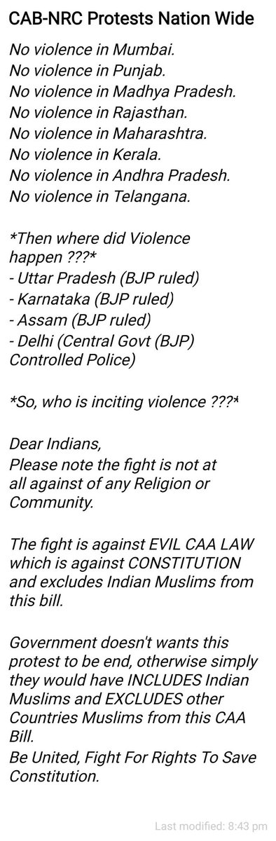 junaid1289's tweet photo. #RejectCAA
#StandAgainstCAA
#IndiaAgainstCAA https://t.co/o2CgNBTBL8