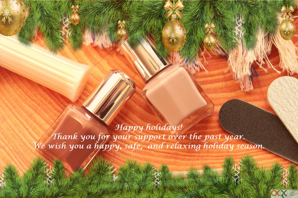 nailsalonstudy's tweet photo. Happy holidays to the nail salons and technicians. 

#nails #holidays #nailworkers #healthandsafety https://t.co/OJh0tRABdY