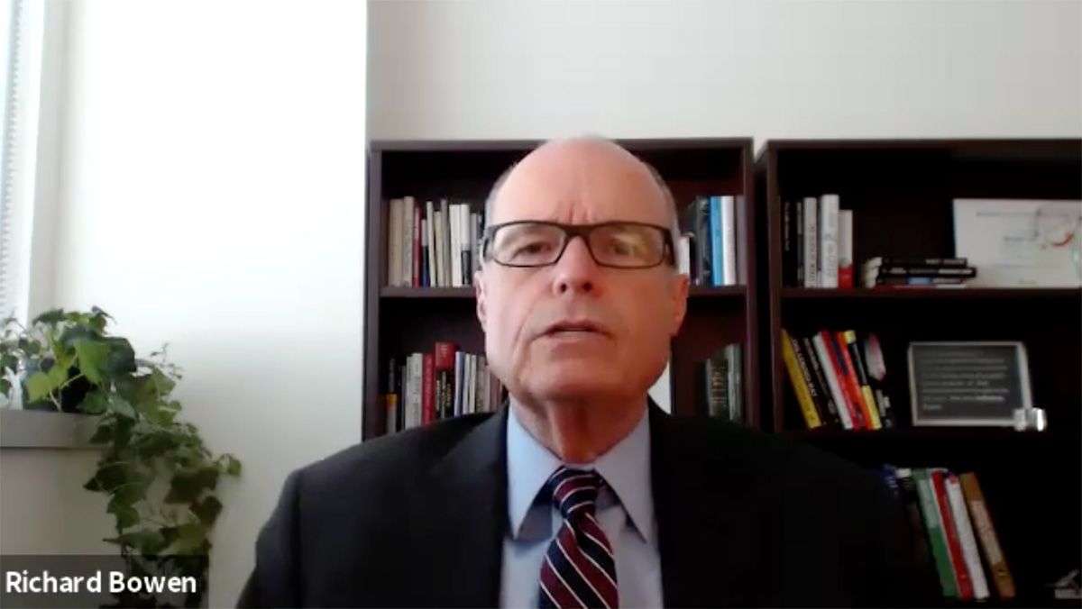 RichardMBowen's tweet photo. Whistleblowing is one of the most powerful enforcing mechanisms we have and one of the most powerful tools of enforcement that the Justice Department has today. #Whistleblowing #MarianneJennings #TomMueller #McCuistion https://t.co/gIdzXDL2rl https://t.co/J1ySzXCla4