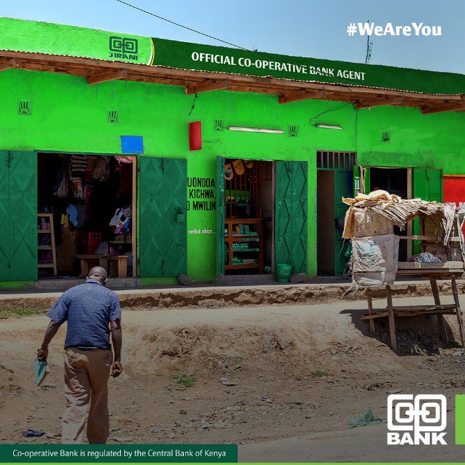 Kenyans's tweet photo. Sending money to a Co-op bank account this festive season? Deposit it at a Co-op Kwa Jirani agent - the money reflects into the account immediately!
#ElephantInYourWallet
AD https://t.co/ZAtMvXm54Z