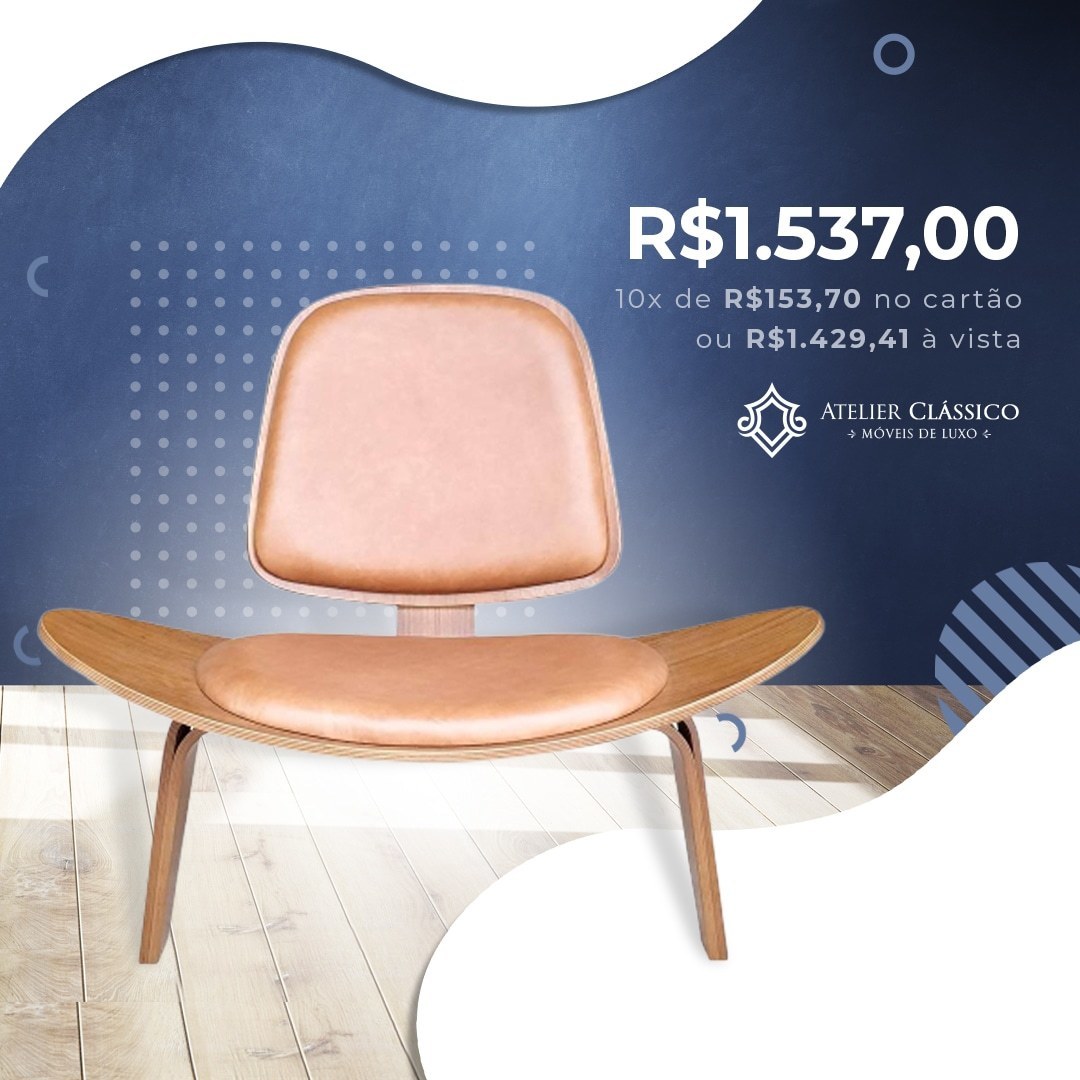 DesignClassico's tweet photo. Poltrona Shell Designer Hans Wegner Personalizada. https://t.co/JGh3NZ1Siu