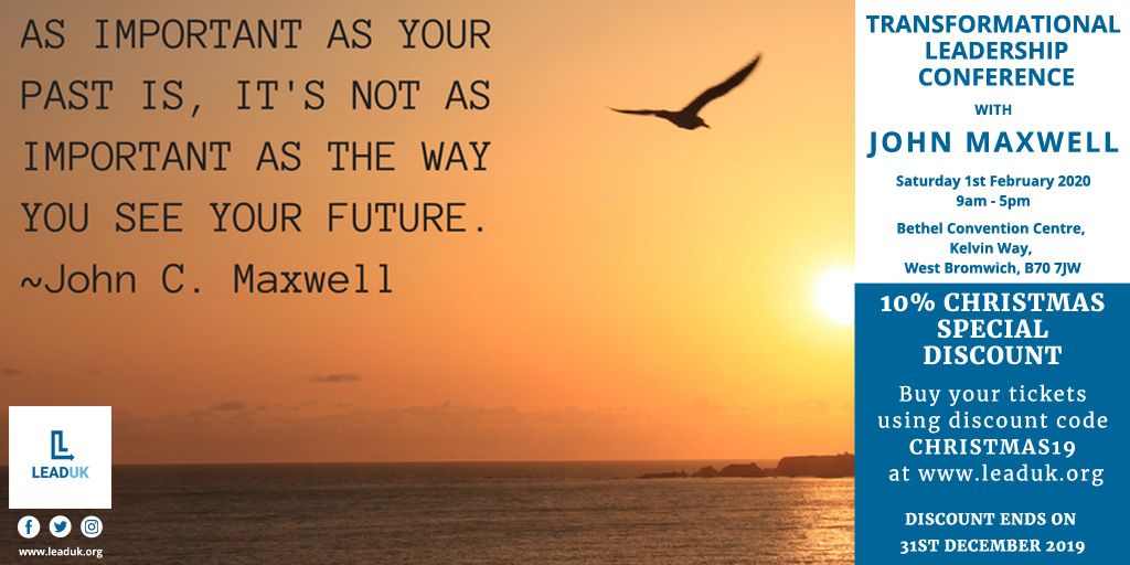 Leaduk_'s tweet photo. Invest in your 2020... Today! Join us for the Transformational Leadership Conference with John Maxwell on 1st February. Discounted tickets available on our website.
https://t.co/9w3ZxRWTxg
#InvestInYou #2020Vision #leadershipcoaching #futureleaders https://t.co/9pm0TYmJMt