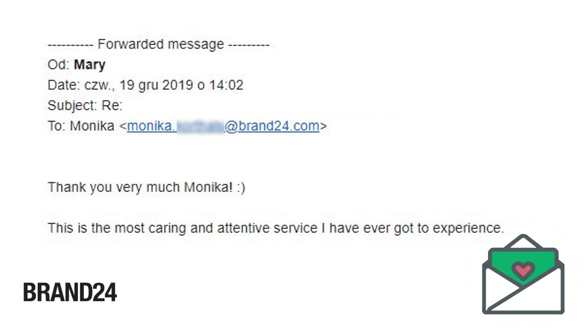 brand24's tweet image. Do we need to say more? 😚 #AmazingCustomerService - this is us! 👏💐