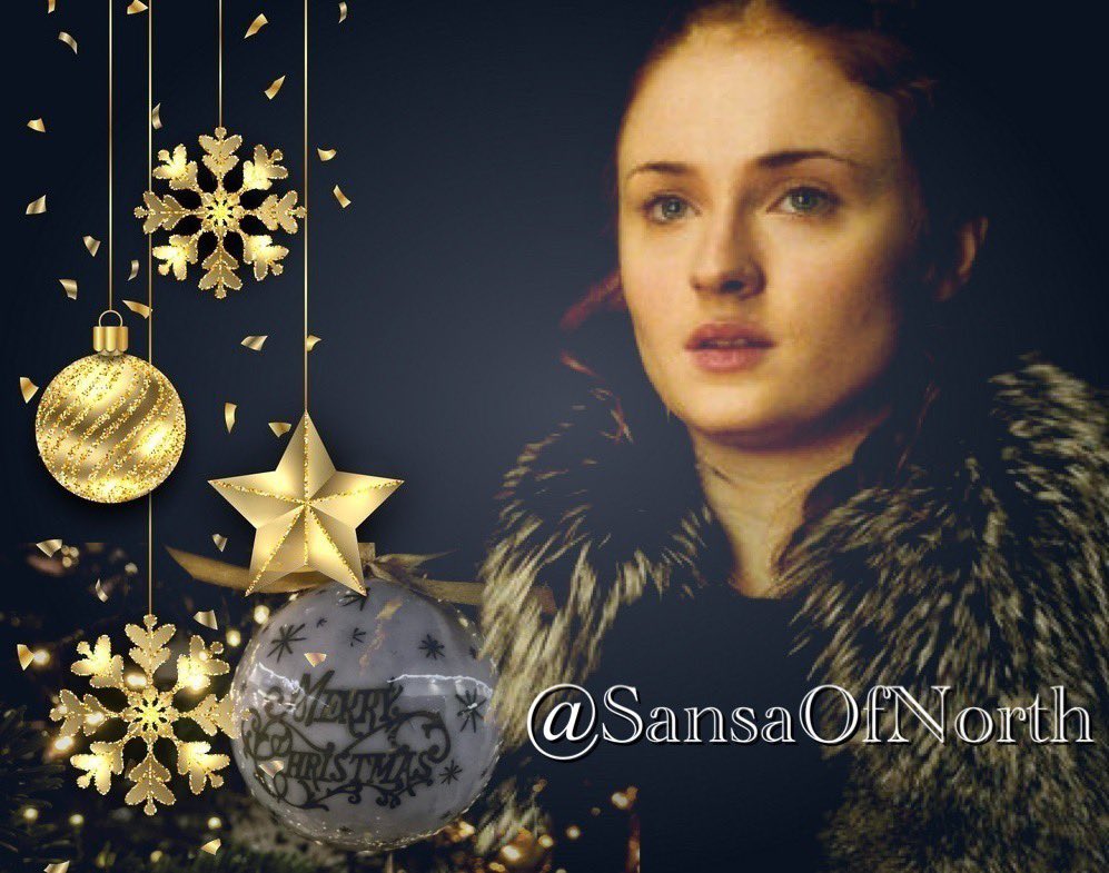 We shall have a splendid Yuletide Sansa - and you will be the perfect hostess. #FF