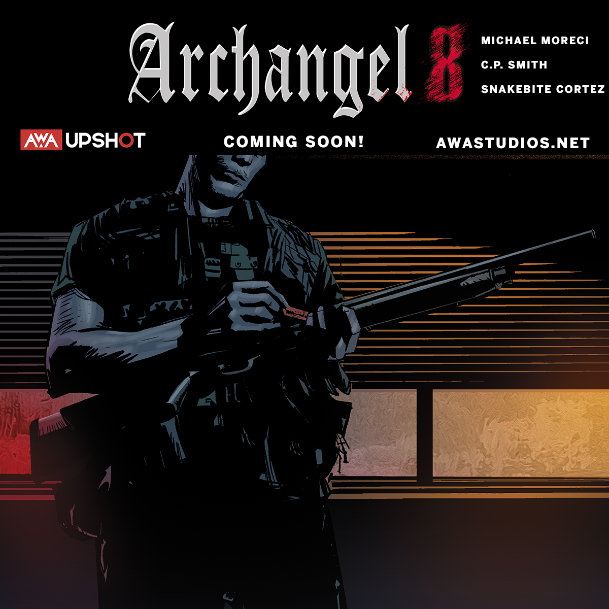 Even #God Needs Plausible Deniability

ARCHANGEL 8 
Written by <a href="/MichaelMoreci/">Michael Moreci</a> 
Art by C.P. Smith
Colors by <a href="/SnakebiteCortez/">Snakebite Cortez</a> 

Coming Soon from <a href="/AWA_Studios/">AWA Studios</a> /<a href="/Upshot_Studios/">Upshot Studios</a> 

#Comics #Comicbooks  #archangel8 #indiecomics #religion