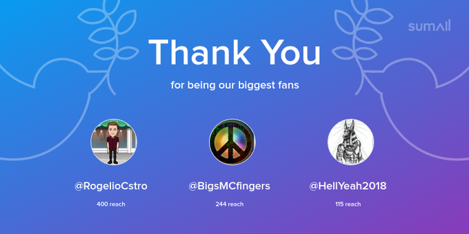 Our biggest fans this week: RogelioCstro, BigsMCfingers, HellYeah2018. Thank you! via https://t.co/Ic1sEYJmO8<a href="/tag/iwantclips"class="tags"><span>#iwantclips</span></a>