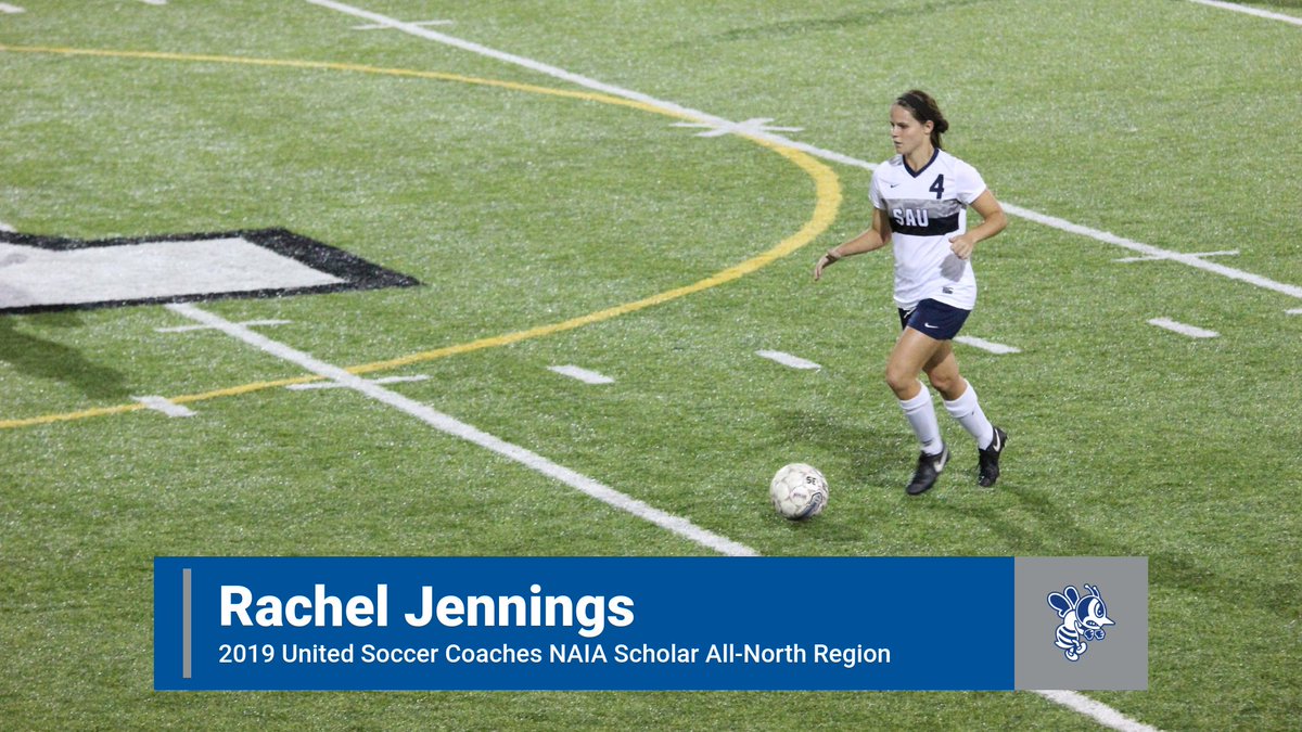 SAUBEES's tweet photo. Seniors Rachel Jennings &amp; Katie Reitz were named to the United Soccer Coaches NAIA Scholar All-North Region Team. To be eligible, student-athletes must have a 3.30 GPA or better throughout their career and significantly contribute to their team. 

@SAU_W_Soccer | #BringTheSting🐝 https://t.co/OvDhXyKqkB