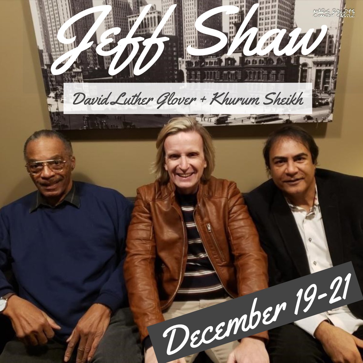 ComedyCastle's tweet photo. Start your Holiday Festivities with us! Four more shows with
@JeffTheFunDude, Khurum Sheikh, and David Glover!
🎟: https://t.co/kgfM34WEED
#standupcomedy #comedy #comedyclub #makeMIlaugh #michigan #puremichigan #nightlife #thingstodo #intheoak #royaloak #christmas #holiday https://t.co/ofTgOMXYMY