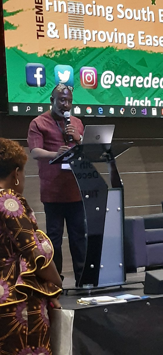 Ekeneodigwe's tweet photo. Franklyn Ginger-Eke is the rapporteur for this year's summit. Among the issues contained in the communique are
1\2
* Seredec to work with Afreximbank, UK Trade Agency to secure financing for identified developmental projects.
#SEES4 #EkweNdigbo https://t.co/Dwk7EIexlC