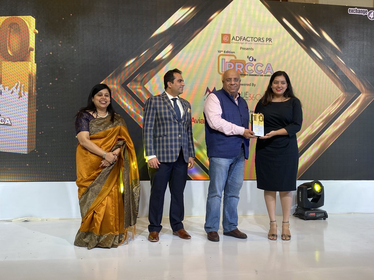 e4mevents's tweet photo. Congratulations team #SPRD on being awarded with Young Consultancy of the Year at #IPRCCA https://t.co/1Q43eKYSE8