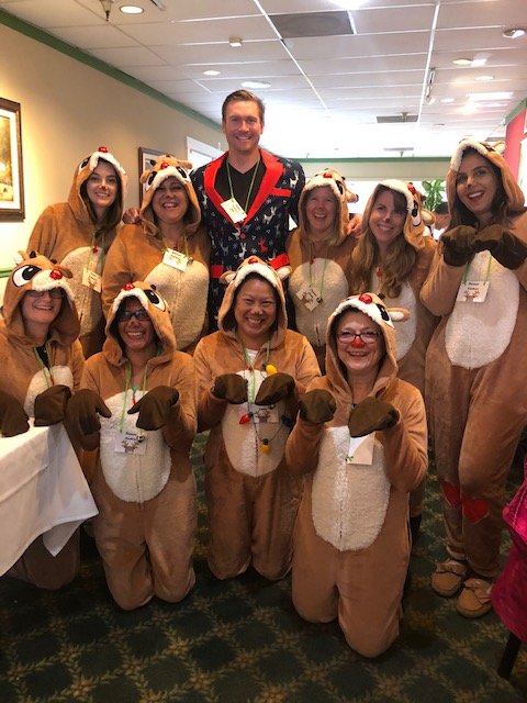 Have you ever seen such cute reindeer?  Our, TK, K, and 1st Grade staff show a little holiday spirit . . . with a little help from Mr. Pearson!  😃😃😃