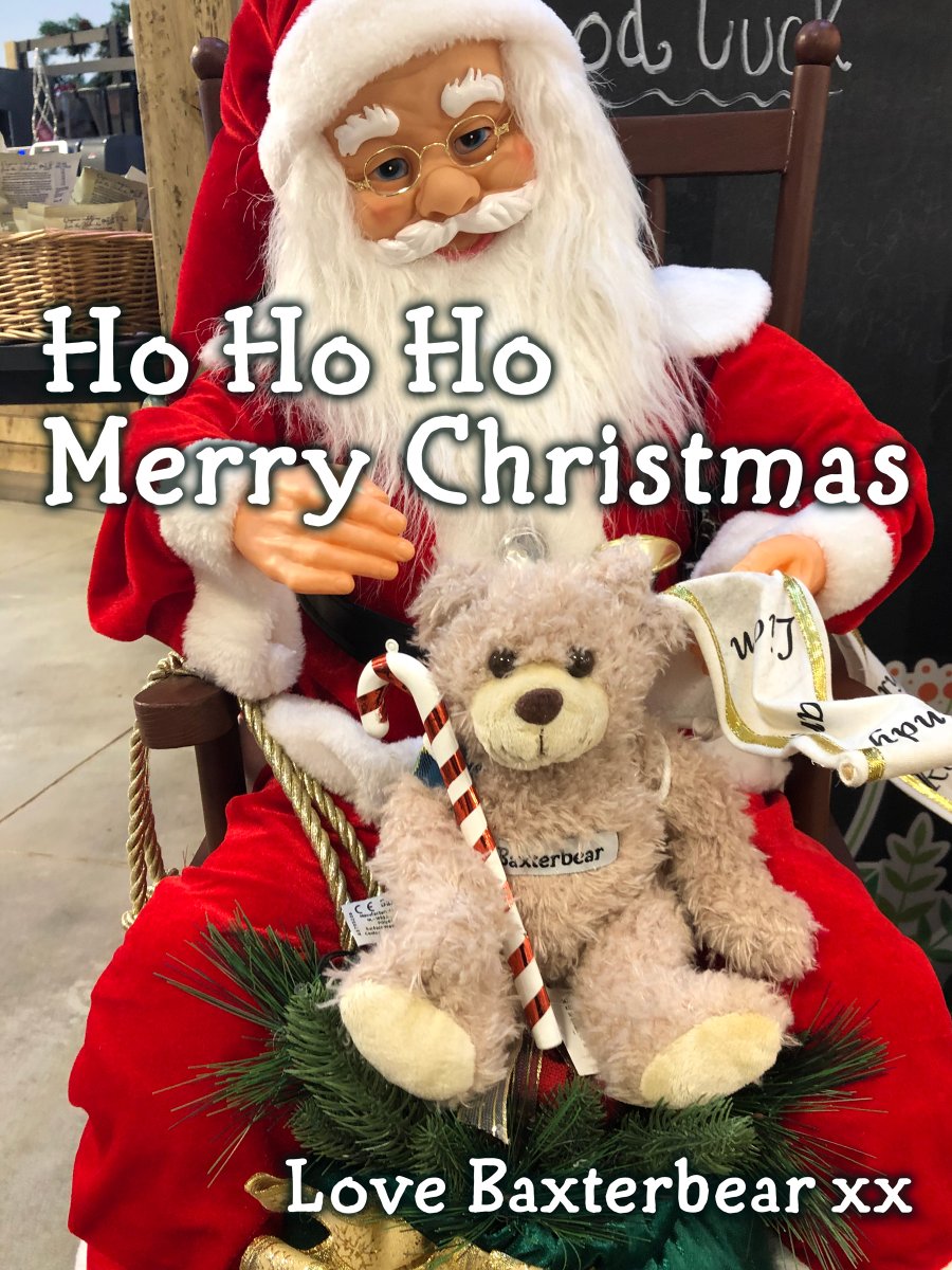 Christmas Greetings from Baxterbear <a href="/NorthParkCenter/">NorthPark Center</a> xx