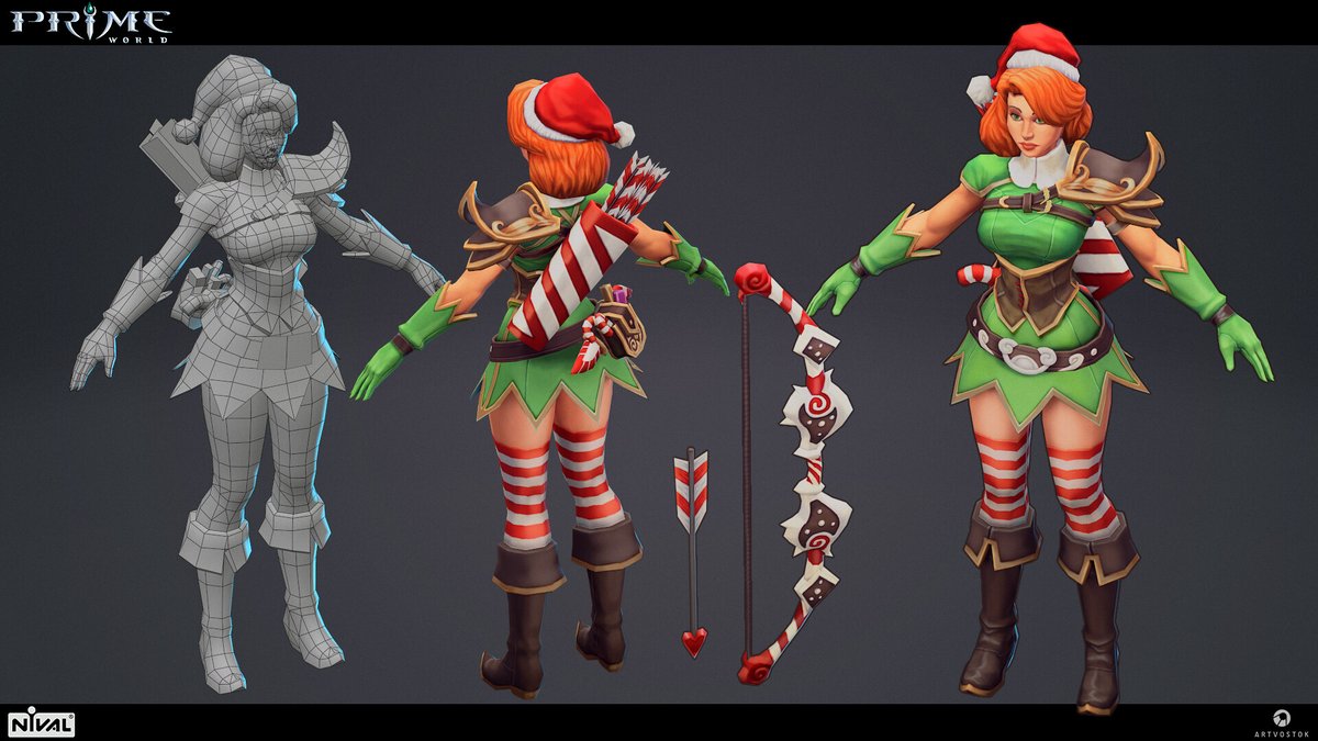 ArtVostok's tweet photo. Archer_Prime
In-game #lowpoly models for #PrimeWorld by #Nival
#artvostok #3dart #3dmodeling #gameart #videogame #digitalart #3dsMax #bodypaint #MadeWithSubstance #PortfolioDay #artistsontwitter #artwork #artstudio https://t.co/ZfsqmooTEx