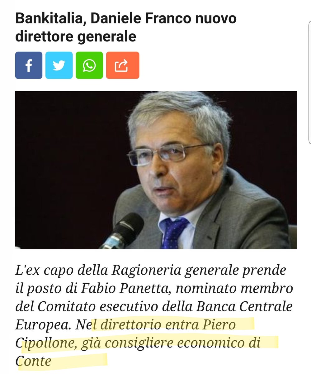 ClaudioBorghi's tweet photo. Ma pensa... ma pensa... uhhh Franco al M5S non andava bene... ecco che magicamente... Complimenti per la fulminante carriera! Nb. costui (Cipollone) apparve al fianco di Conte dal primo giorno senza che nessuno sapesse da chi arrivava. Adesso lo sappiamo. https://t.co/yrPG0wKzvp