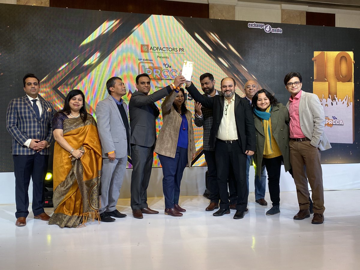 e4mevents's tweet photo. Big congratulations team @AdfactorsPR on winning the title of Giant PR Consultancy of the Year at #IPRCCA https://t.co/HeLWTSAdlQ