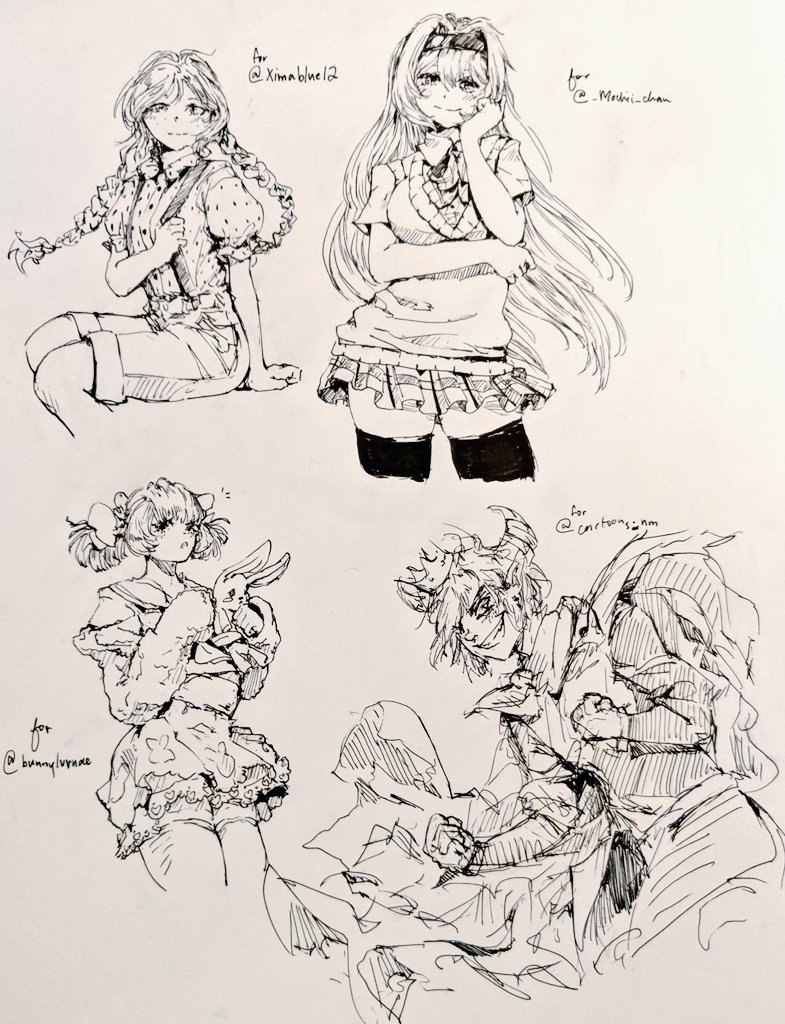 @vaelid i draw for fun and i stream at https://t.co/uGHZR4yFVJ! i stream digital art and i do pen art other times :) 