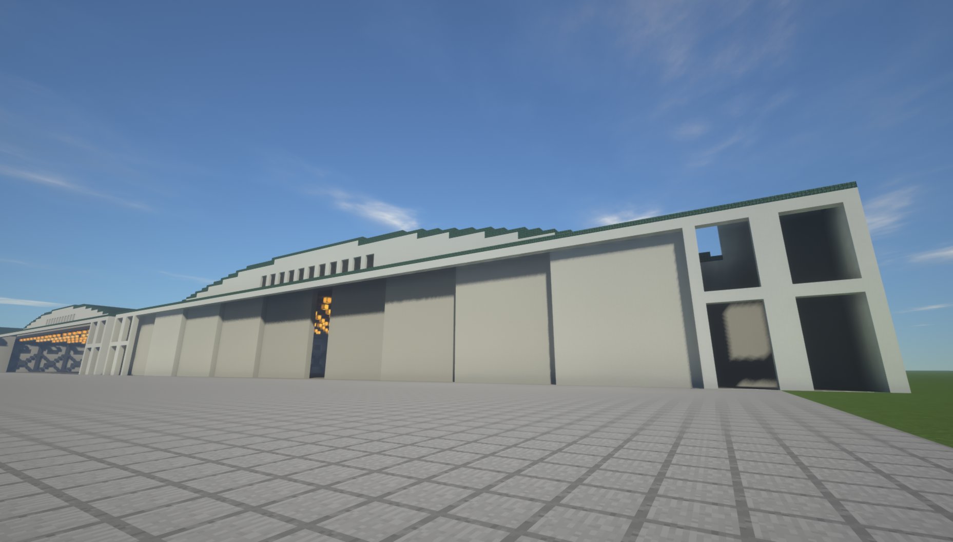 Daina Minecraft軍事部 現在 イオニア海洋上に建設中の空軍基地に作られた戦闘機用ハンガー Minecraft軍事部 ストラクチャーブロック マイクラ マインクラフト Mmsb T Co Ukqvnwk8ba Twitter
