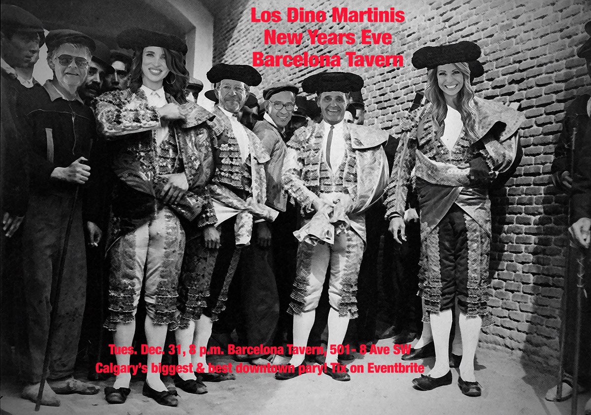 Pleased to announce our NYE show at Barcelona Tavern. Gonna by the biggest and glitziest down town! bit.ly/2Mhk9Aw