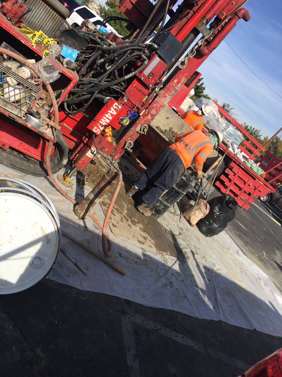 SenaGregory's tweet photo. Micro porous tubing for down well air sparging to remediate groundwater. ...Geologists and drillers hard at work so close to Christmas Day.... https://t.co/LnqbSNrNlN