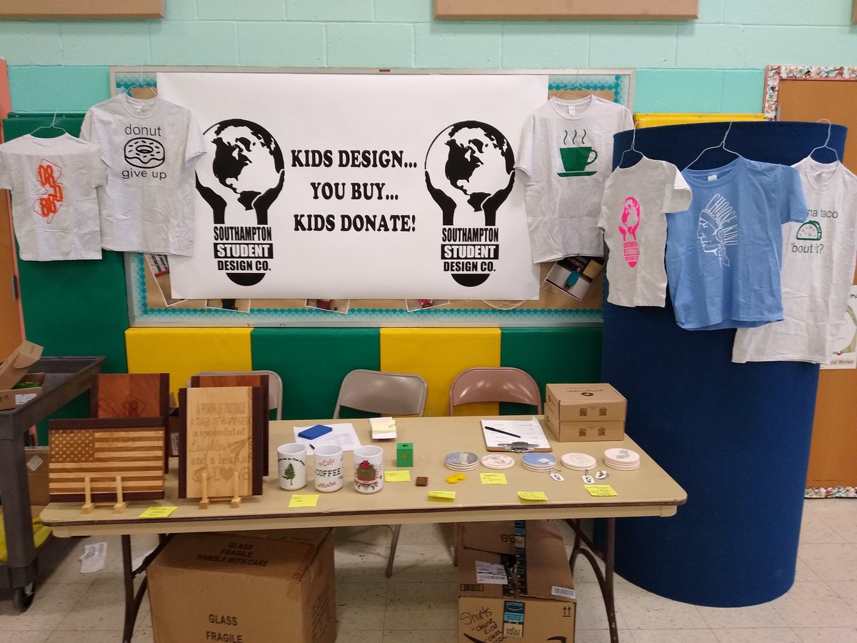 ssdesignc's tweet photo. 1st time members selling during school lunches. Great to see the reaction of other Ss &amp; staff as to what these awesome kids have designed and made. #studententrepreneurship #socialentrepreneurship #stswarriors https://t.co/on0F0Pp6t4