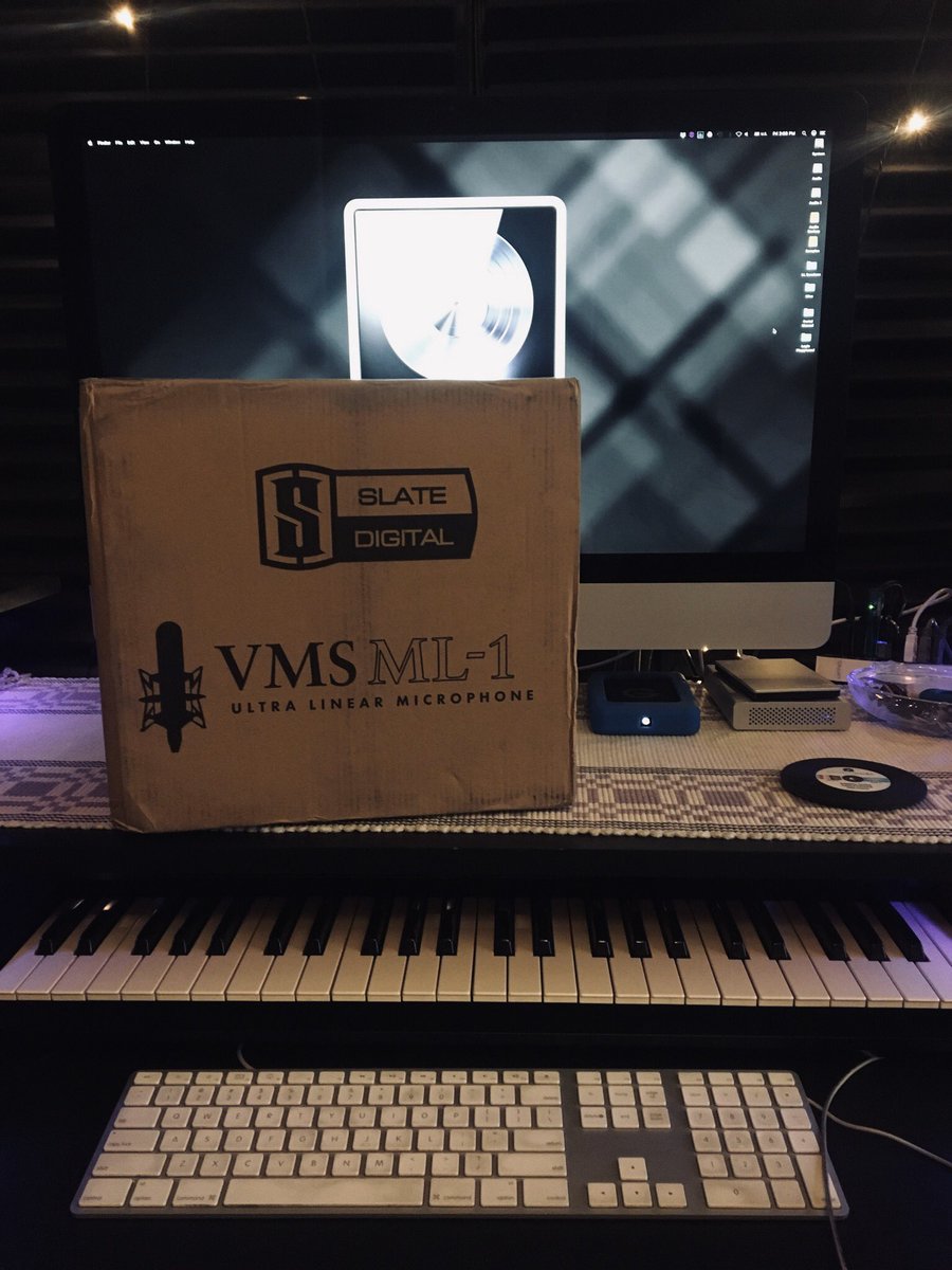 chris_hellstrom's tweet photo. This showed up today, and I’m very excited. Thank you, @SlateProAudio for creating tools that make my work a pleasure. #music #production #logicprox #audio #programming #recording https://t.co/ZcEipYGmlb