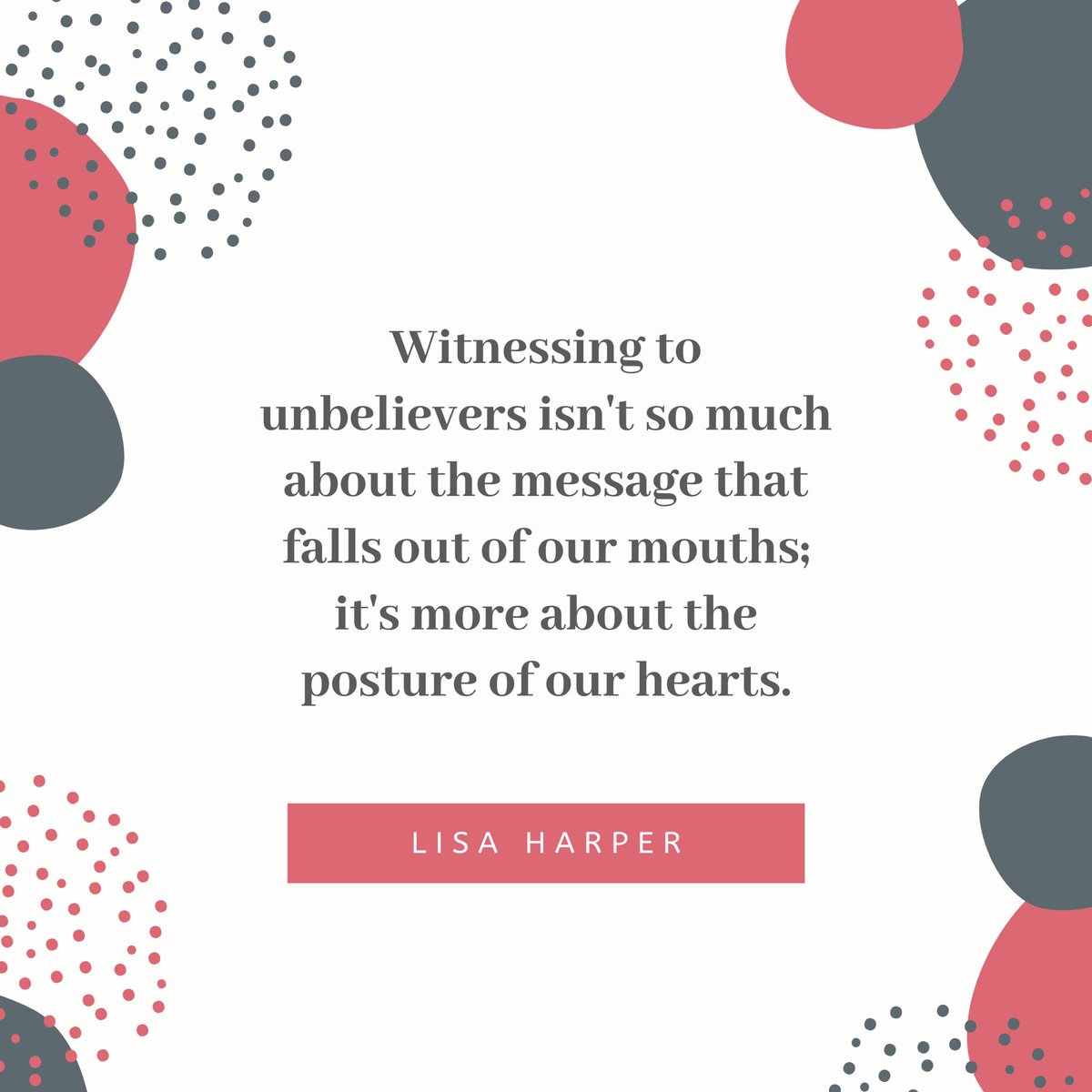 What’s the posture of your heart?