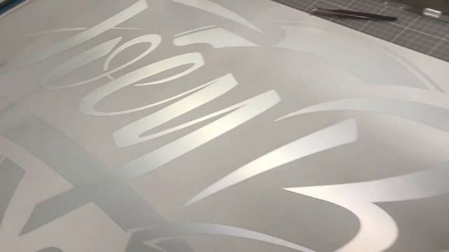 JoeyBatsCafe's tweet photo. How slick is this new reflective vinyl white sticker of my logo for the large window at our popup in Midtown!  Installing next week!

#joeybatscafe #pasteisdenata #portugal🇵🇹 #nyc #shiny #midtowneast #lesnyc #vinyl #fresh @rshotel https://t.co/V8j8pcacFl https://t.co/cJZHHQsEBf
