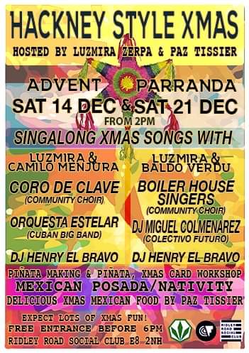 Great night out tomo at
#Dalston #Latin party!
Just turn up  to dance to #LuzmiraZerpa and #PazTissier
Great community vibes!