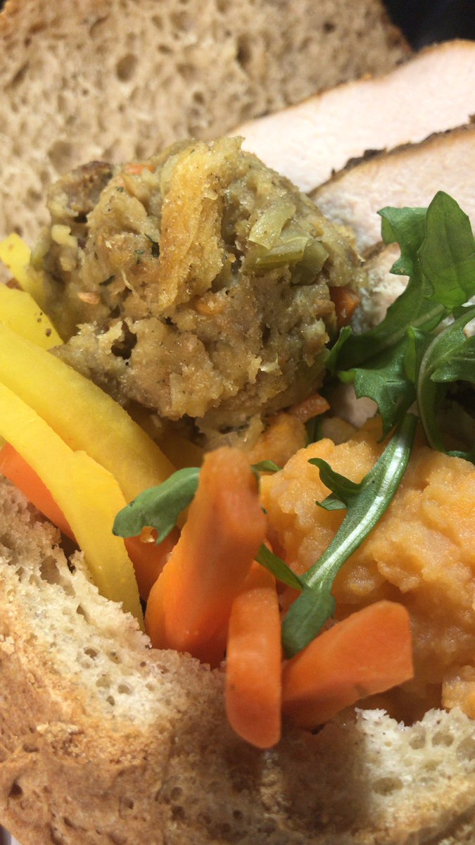 Enjoy the last weekend at the Collective Market BMO, with our NEW Christmas Dinner Bread bowl! Serving tonight from 4-9pm :)