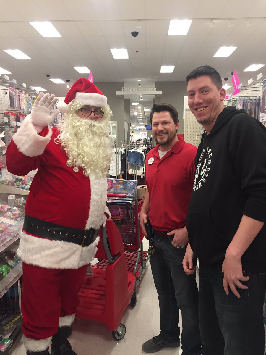 Shopping with Santa!  T1908 had a surprise visit today from St Nick, shopping for underprivileged children!  Luke was able to find every gift on his list!
#Cincoranchtoyscomeandgetthem!