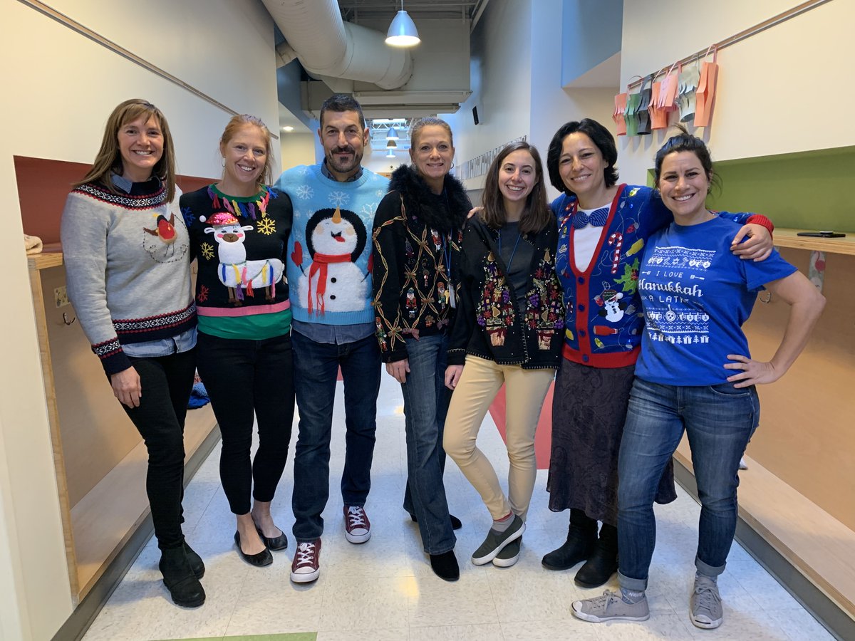 Happy holidays from some of our festive Lower School faculty! Enjoy the break, everyone! #HappyHolidays #WinterBreak #FestiveFriday #LastDayOfSchool