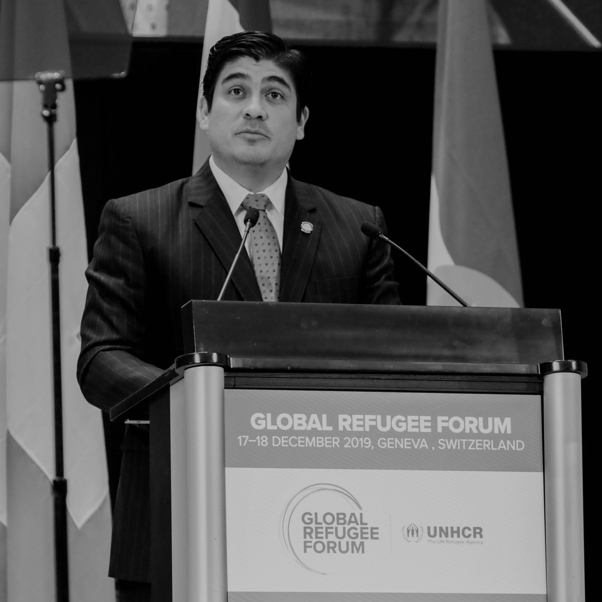 Presidente de Costa Rica, Carlos Alvarado Quesada @Carlosalvq ,Foro sobre Refugiados, 17 Diciembre 2019, Ginebra,Suiza, Foto: Roberto Carlos Sánchez @rosanchezphoto