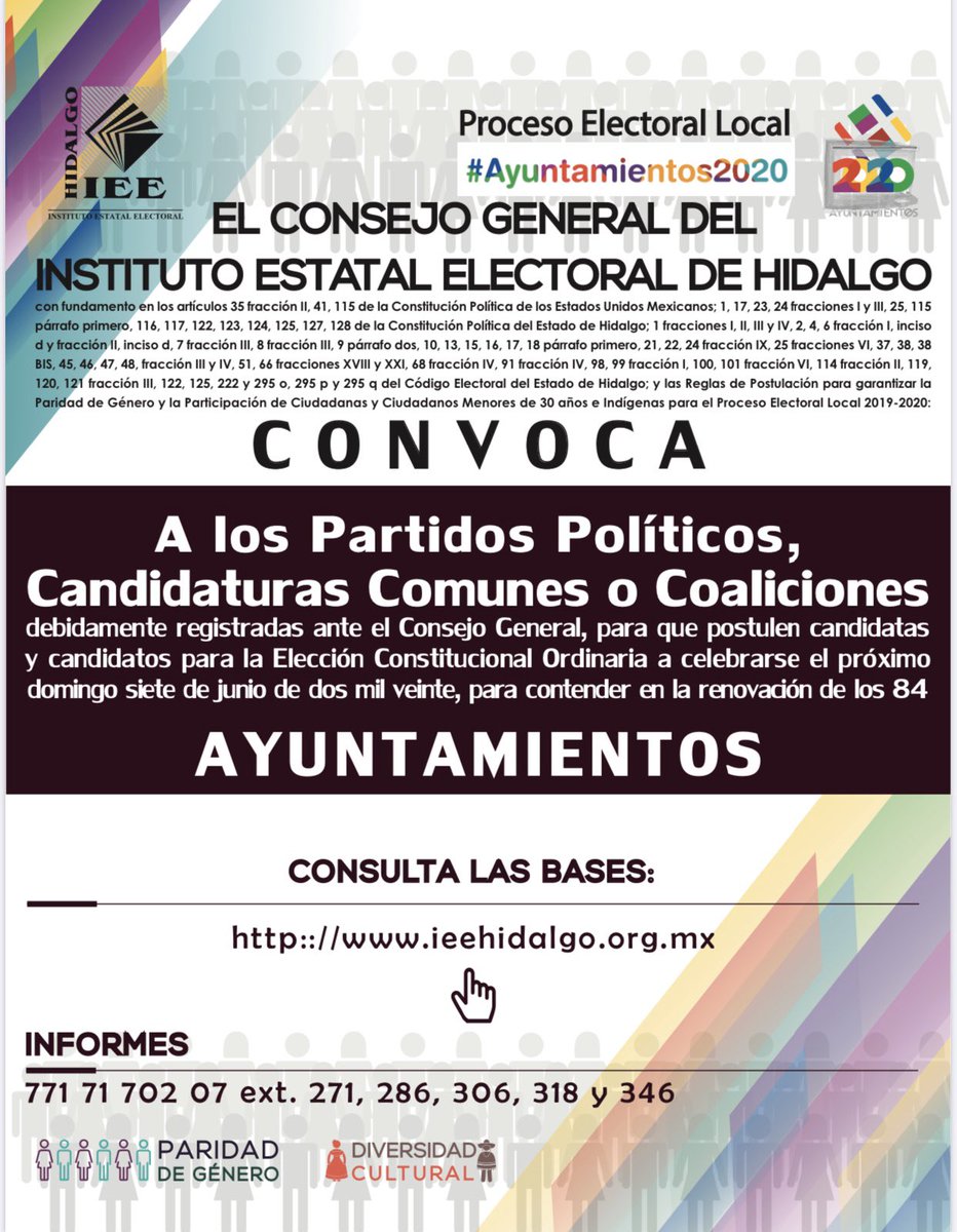 Instituto Estatal Electoral de Hidalgo tweet media