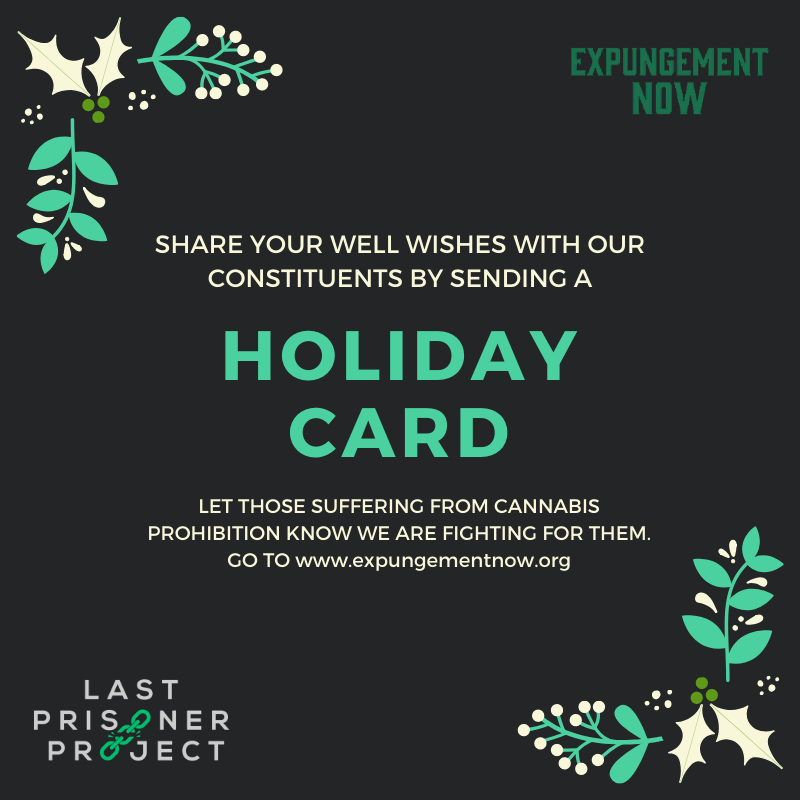 lastprisonerprj's tweet image. To write a holiday letter to Jeremy and others suffering due to cannabis prohibition, sign up at expungementnow.org.