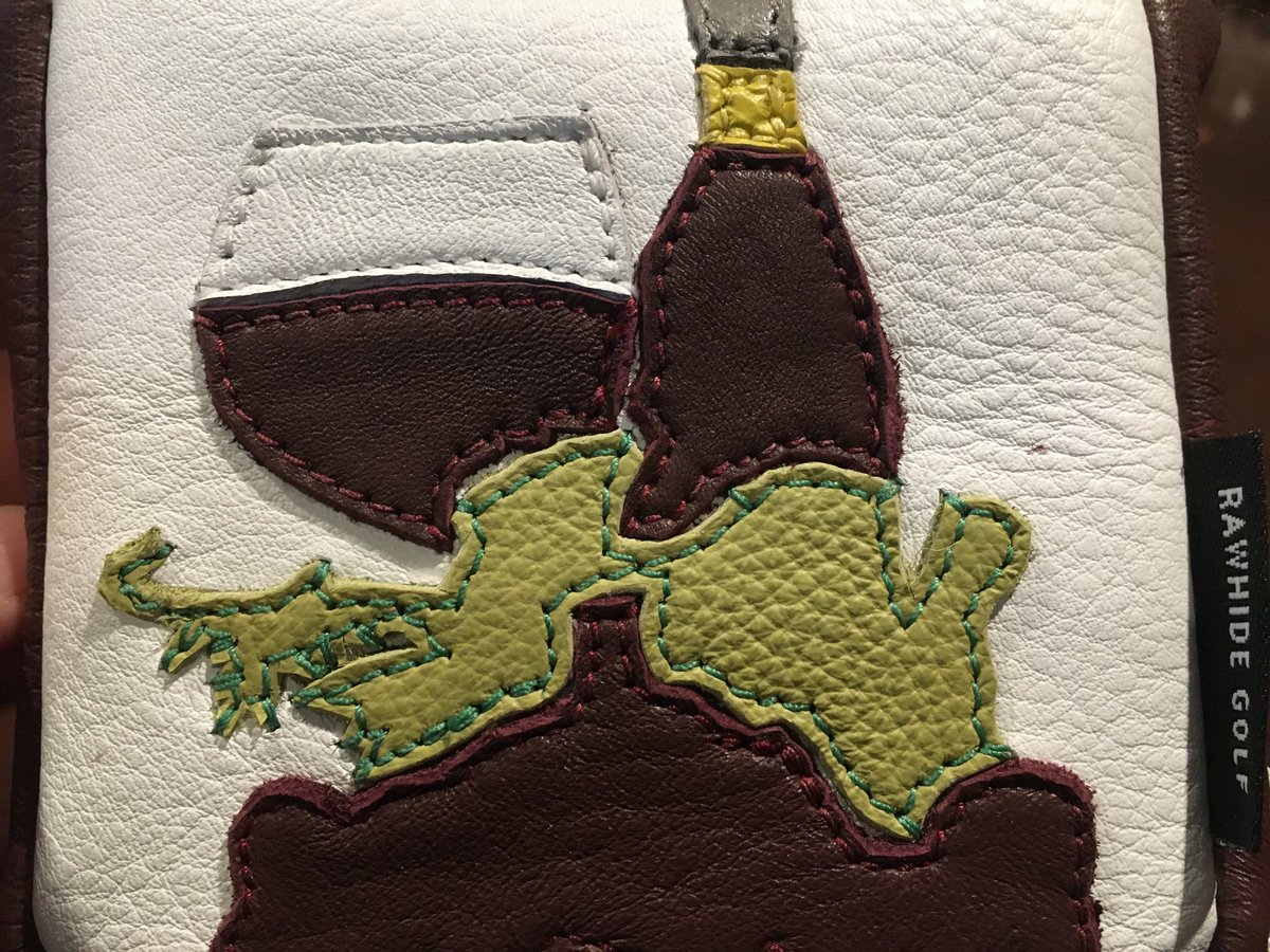 JayJanower's tweet photo. The boys surprised me with a little help from #RawhideGolf tell me this isn’t the best putter cover!! https://t.co/f451gHn3GI