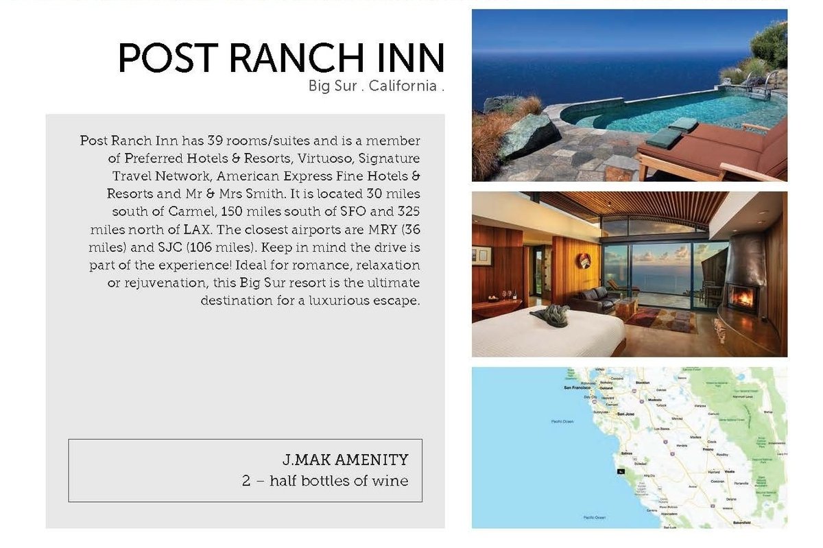 Respublications's tweet photo. High atop the cliffs of Big Sur, 1200 feet above the Pacific Ocean, sits @postranchinn, a sanctuary for the soul. Ideal for romance, relaxation or rejuvenation, this Big Sur resort is the ultimate destination for a luxurious escape. 🏔🌅 https://t.co/baDfq2ANHR