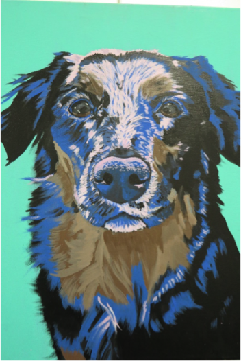 ns_moi's tweet photo. We have gone to the dogs with #ArtIntheHall 6: #Dogs Rule
Explore affectionate representations of a variety of dogs depicted by the artists who love them. Maisy (Image courtesy of Hillary Christie). Until March 27, 2019 #artist #local https://t.co/9uyn1h2T52
