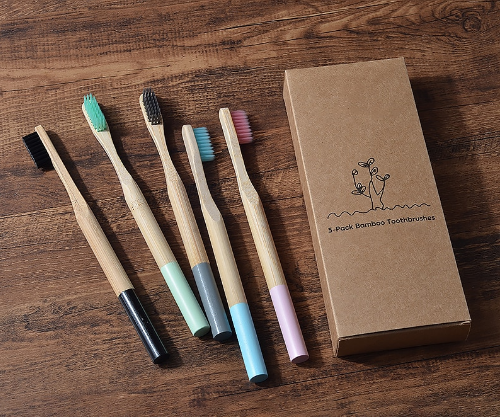 Let Us Go Green –We don’t have to fill up landfills with plastic.  Help the environment and feel better about Our mark on this world with Bamboo Toothbrush! It’s the eco-friendly way to not only keep your mouth fresh for just as long as a normal toothbrush .
